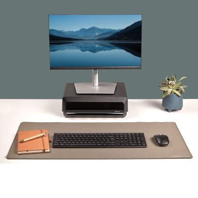 Mousepad birou Fellowes, breyta microban, nisip